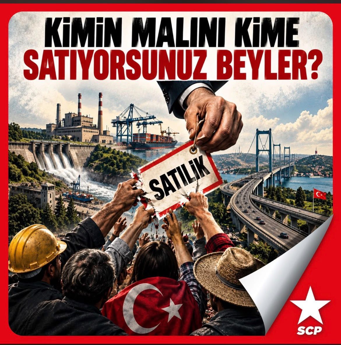 SCP Aydın İl Sekreteri Ali Batur’dan otoyol ve köprü özelleştirmelerine sert tepki