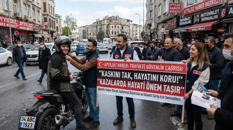 MOTOSİKLET KAZALARINA KARŞI HAYATİ ÇAĞRI: “KASKINI TAK, HAYATINI KORU”
