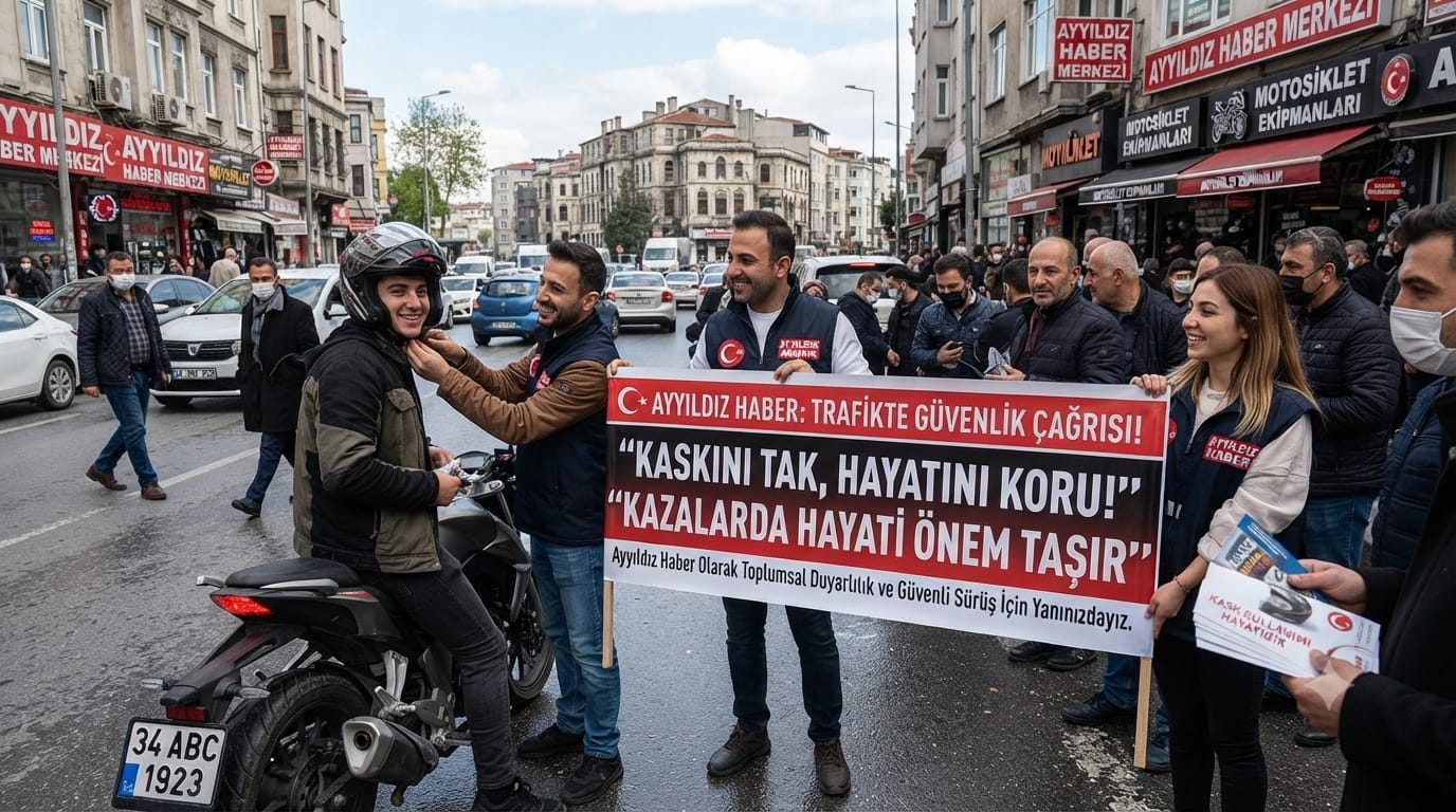 MOTOSİKLET KAZALARINA KARŞI HAYATİ ÇAĞRI: “KASKINI TAK, HAYATINI KORU”