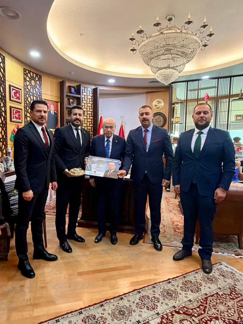 MHP Aydın İl Başkanı Cihangiroğlu’ndan Bahçeli’ye Ziyaret