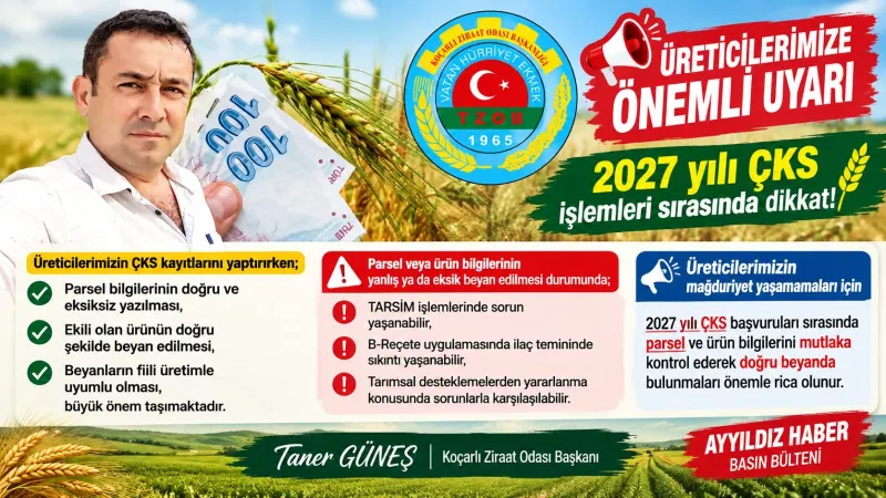 ÇKS BAŞVURULARINDA HATA UYARISI