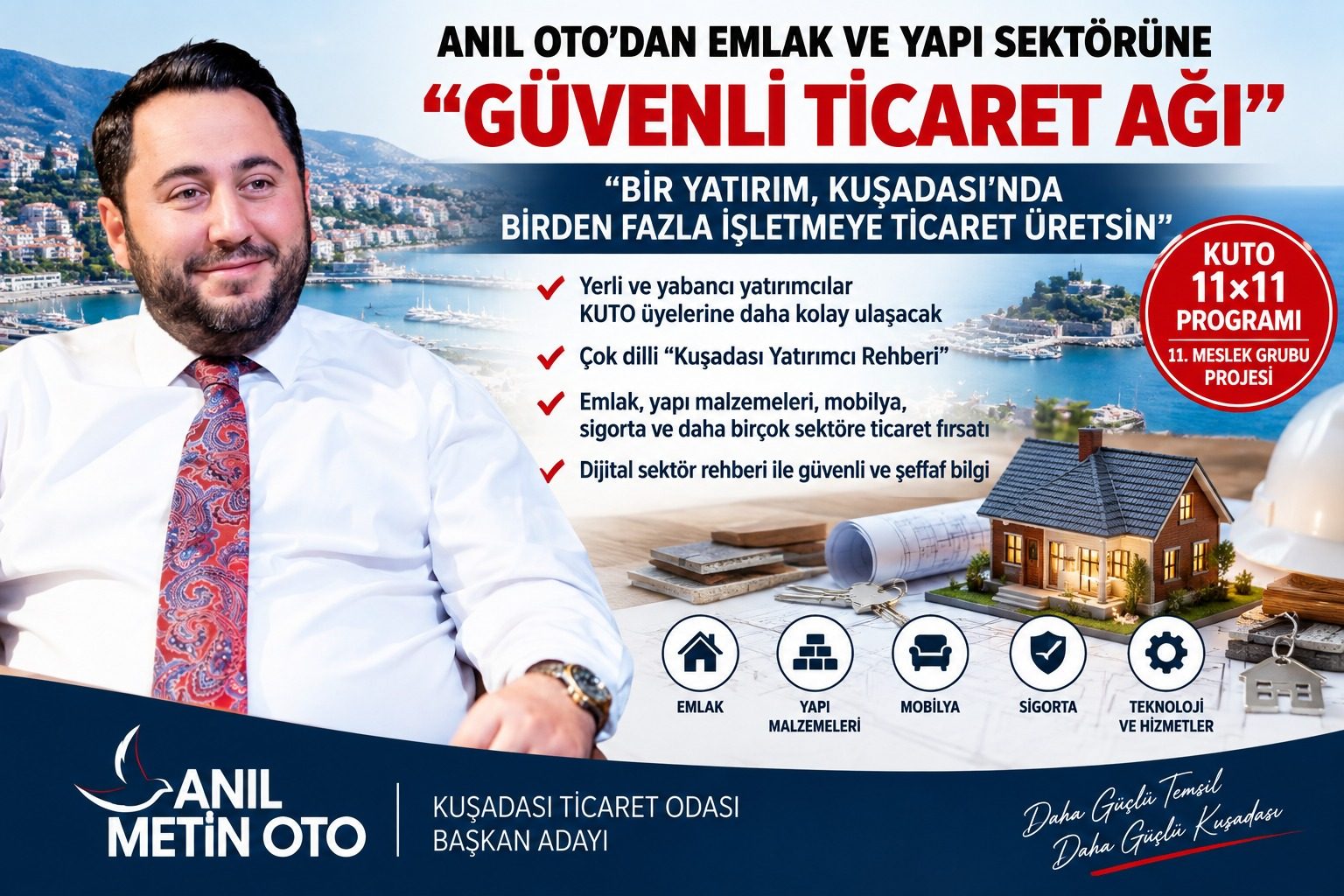 ANIL OTO’DAN EMLAK VE YAPI SEKTÖRÜNE “GÜVENLİ TİCARET AĞI”