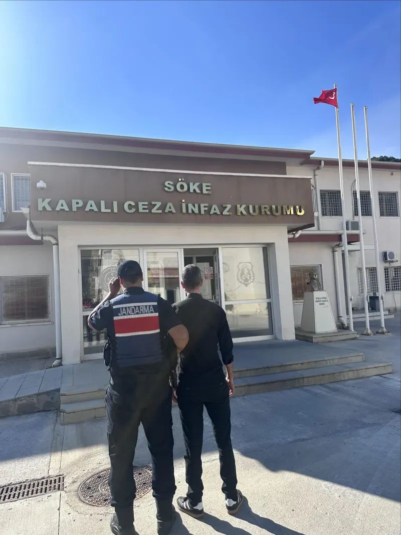 SÖKE’DE 10 YIL HAPİS CEZASI BULUNAN HÜKÜMLÜ YAKALANDI