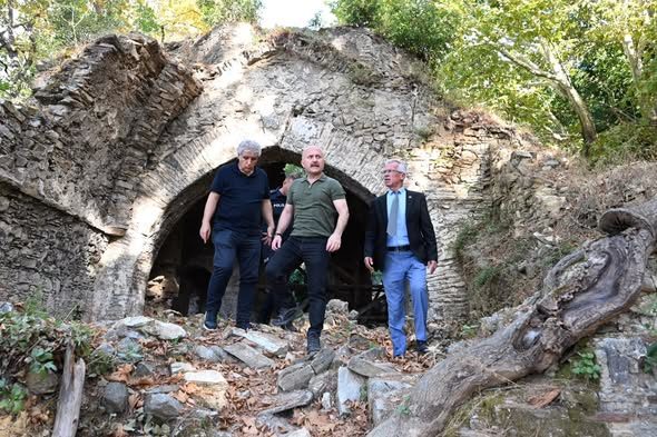 AYDIN VALİSİ OSMAN VAROL, TARİHİ KURŞUNLU MANASTIRI’NDA İNCELEMELERDE BULUNDU