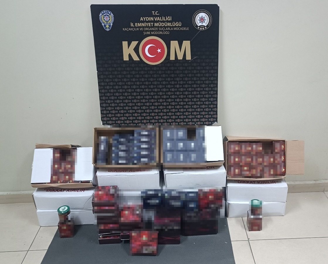 AYDIN’DA KAÇAKÇILIK OPERASYONU! 52,5 KİLO CİNSEL İÇERİKLİ ÜRÜN ELE GEÇİRİLDİ
