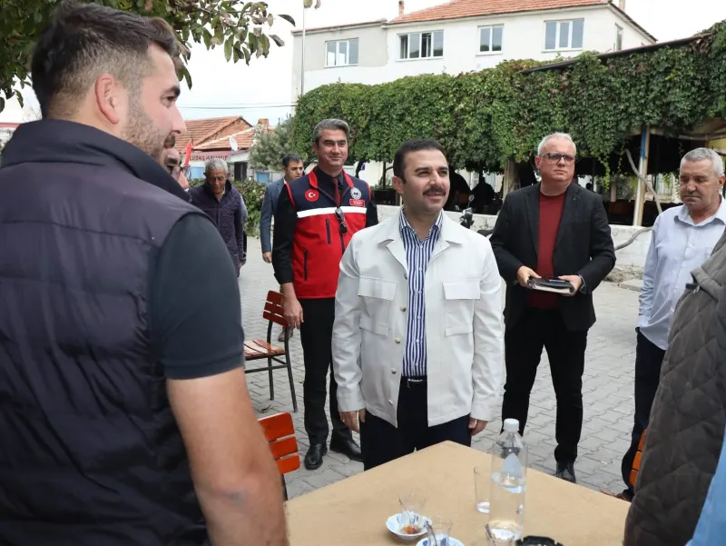 KOÇARLI KAYMAKAMI RAMAZAN TAŞKIN’DAN GÜDÜŞLÜ MAHALLESİNE ZİYARET