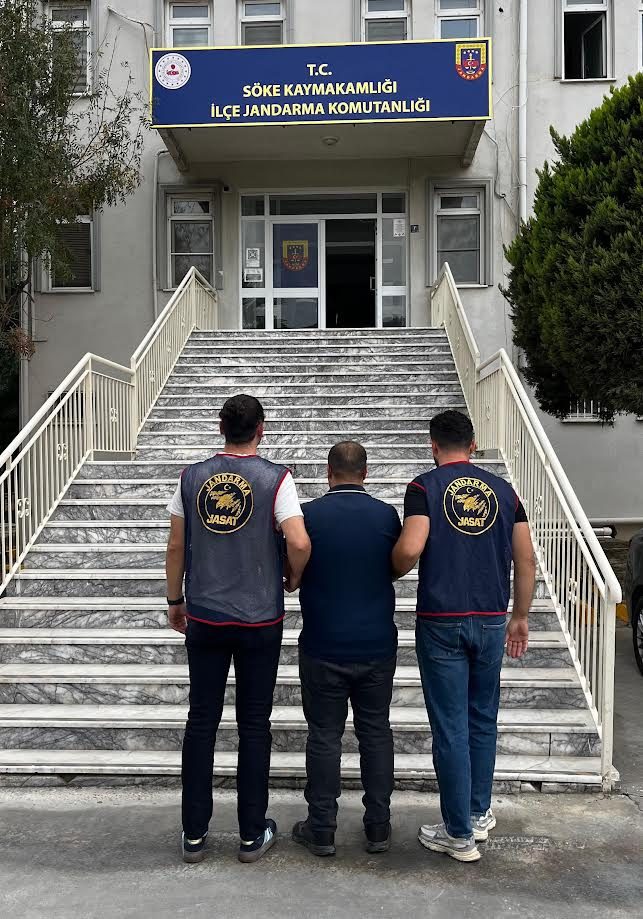 SÖKE’DE 12 YIL 3 AY HAPİS CEZASI BULUNAN HÜKÜMLÜ YAKALANDI