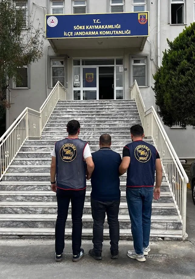 SÖKE’DE 12 YIL 3 AY HAPİS CEZASI BULUNAN HÜKÜMLÜ YAKALANDI