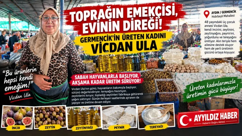 TOPRAĞIN EMEKÇİSİ, EVİNİN DİREĞİ! GERMENCİK’İN ÜRETEN KADINI VİCDAN ULA