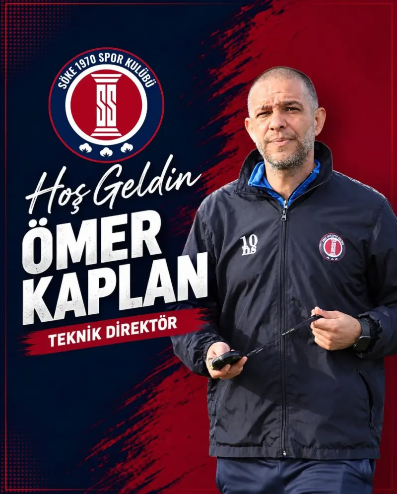 SÖKE 1970 SPOR’DA ÖMER KAPLAN YENİDEN TEKNİK DİREKTÖR!