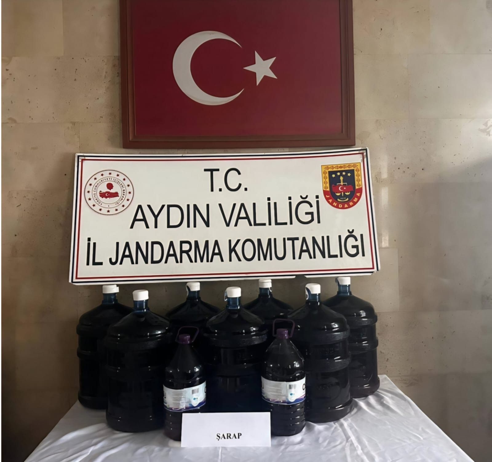 Jandarma’dan Germencik’te Kaçak Alkol Operasyonu