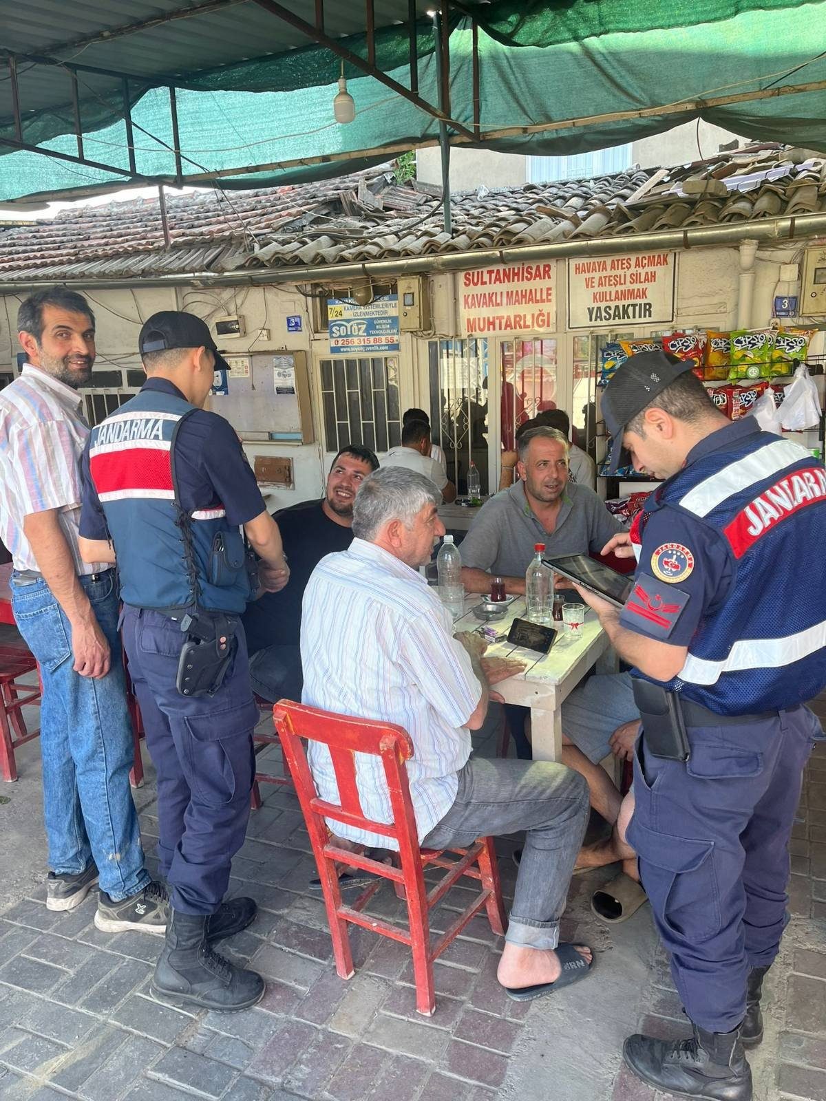 Sultanhisar'da Jandarmadan Sıcak Nokta Uygulaması
