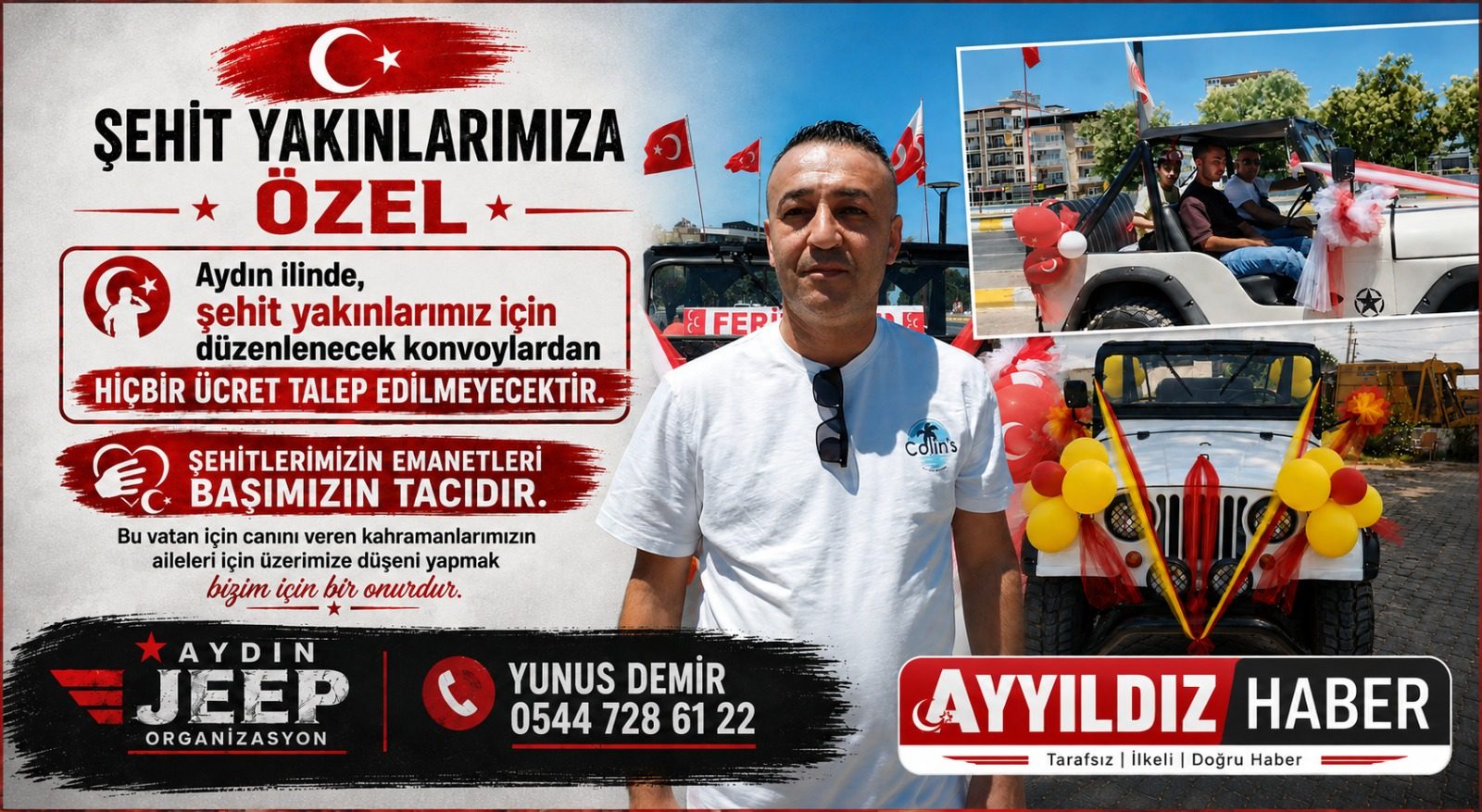 AYDIN JEEP ORGANİZASYON’DAN ŞEHİT AİLELERİNE ANLAMLI DESTEK