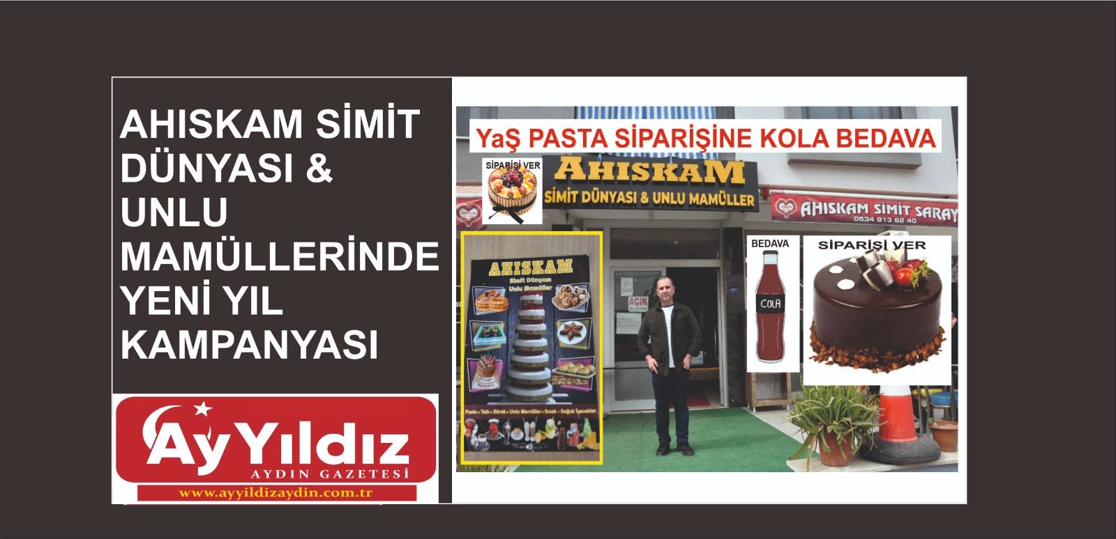 AHISKAM SİMİT DÜNYASI & UNLU MAMÜLLERİNDE YENİ YIL KAMPANYASI