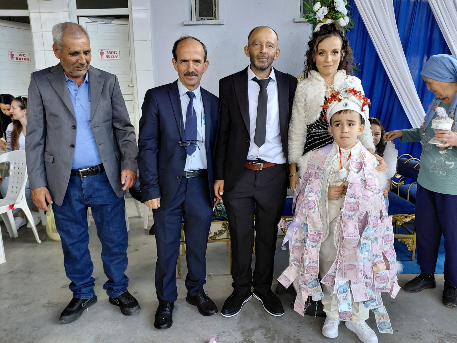 Minik Şaban Ege için görkemli sünnet cemiyeti