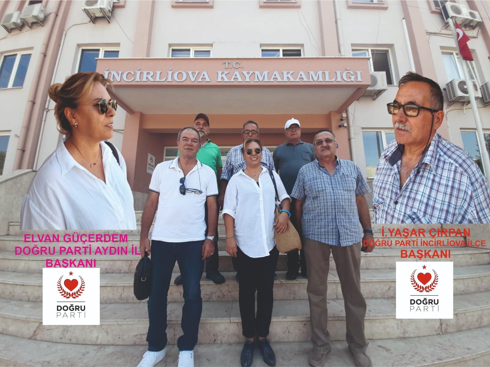Doğru Parti İncirliova İlçe Başkanı  İsmail Yaşar Çırpan oldu