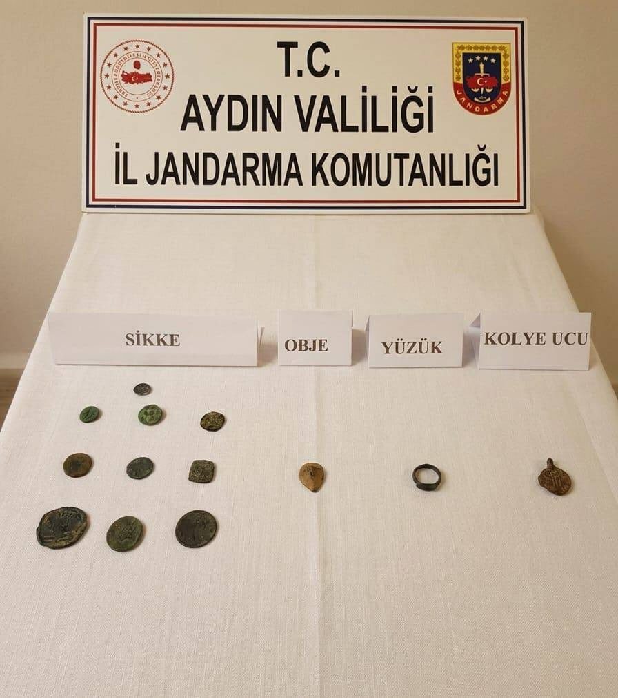Bozdoğan’da Tarihi Eser Kaçakçılığı: 4 Şüpheli Yakalandı