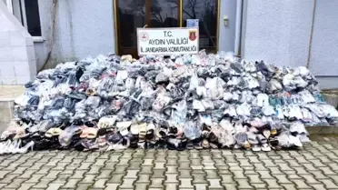 Aydın’da Kaçak Ayakkabı Operasyonu: 2 Milyon TL’lik Sahte Ürün Ele Geçirildi
