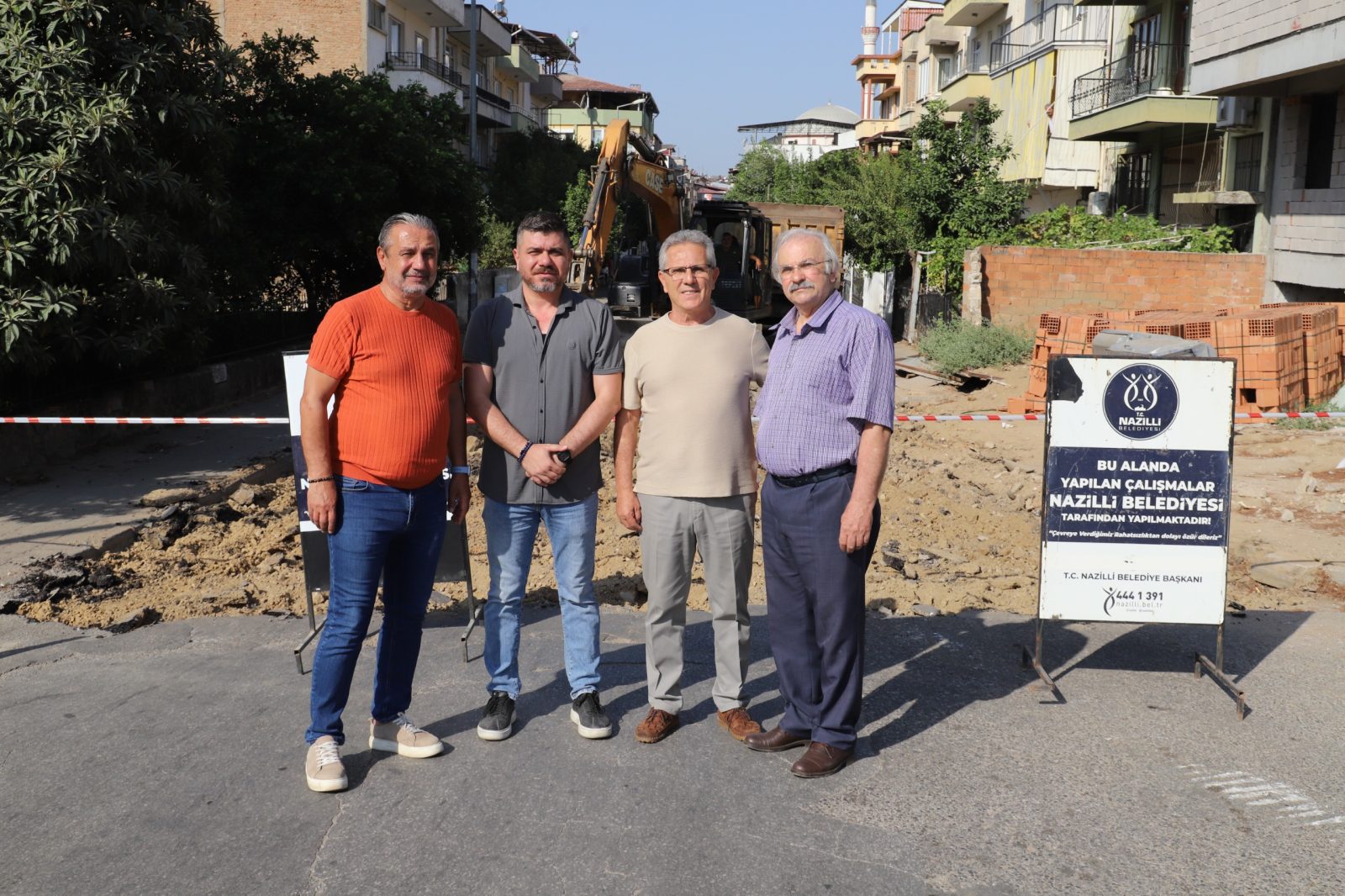 Nazilli'de yol sorunu bir bir tarihe karışıyor
