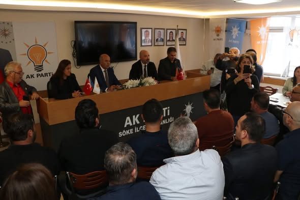 Söke Belediye Başkanı Arıkan’dan AK Parti İlçe Teşkilatına Ziyaret