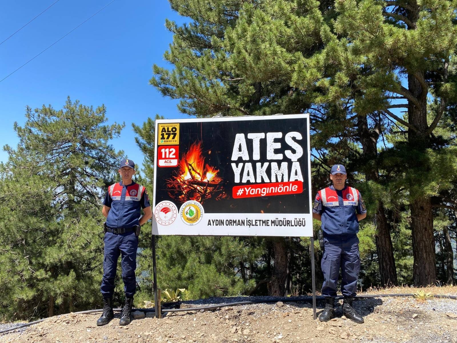 JANDARMA’DAN YANGIN BİLGİLENDİRMESİ