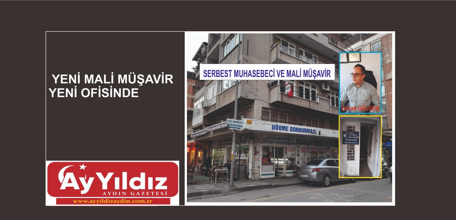 YENİ MALİ MÜŞAVİR YENİ OFİSİNDE