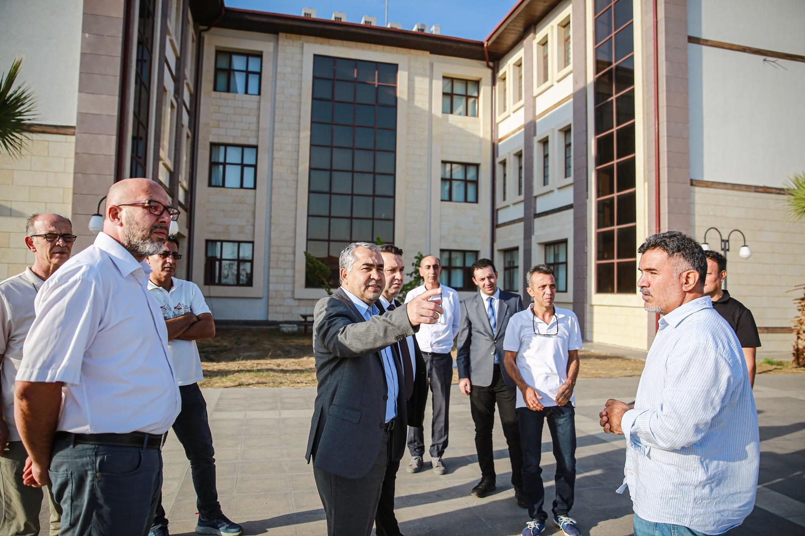 Rektörümüz, Germencik Yamantürk MYO’da İncelemelerde Bulundu