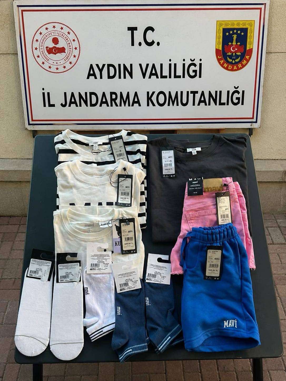 Nazilli’de mağazadan 10 bin 500 liralık hırsızlık aydınlatıldı
