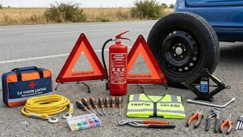 Araçlarda Zorunlu Ekipman Listesi Genişletildi: Eksik Donanıma Para Cezası Geliyor