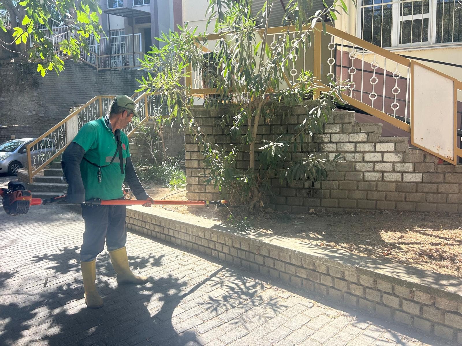 EFELER BELEDİYESİ’NDEN TARİHİ SURLARDA TEMİZLİK ÇALIŞMASI