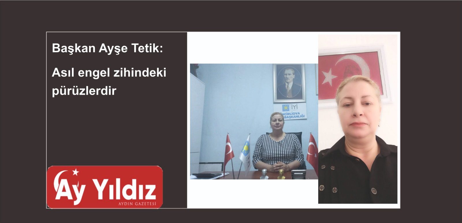 Başkan Ayşe Tetik: Asıl engel zihindeki pürüzlerdir