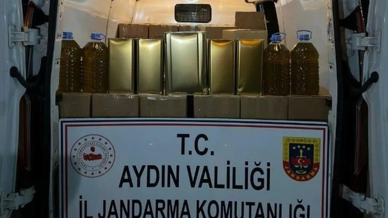 Nazilli Otoyolunda Kaçak Zeytinyağı Operasyonu