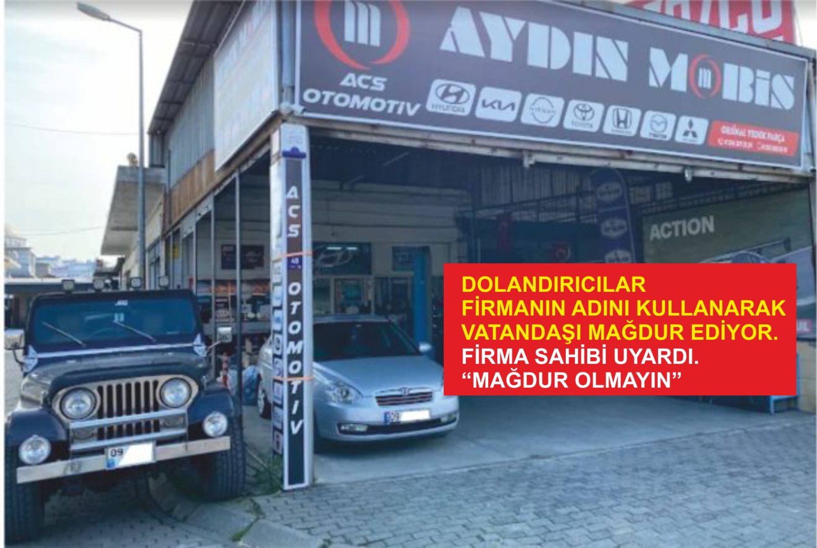 FİRMA SAHİBİ UYARDI "RESMİ NUMARAMIZ DIŞINDA BU KİŞİLERLE İLETİŞİM KURMAYIN, MAĞDUR OLMAYIN.FİRMA ADINI KULLANARAK YEDEK PARÇA ÜZERİNDEN VATANDAŞI DOLANDIRMAYA ÇALIŞIYORLAR."