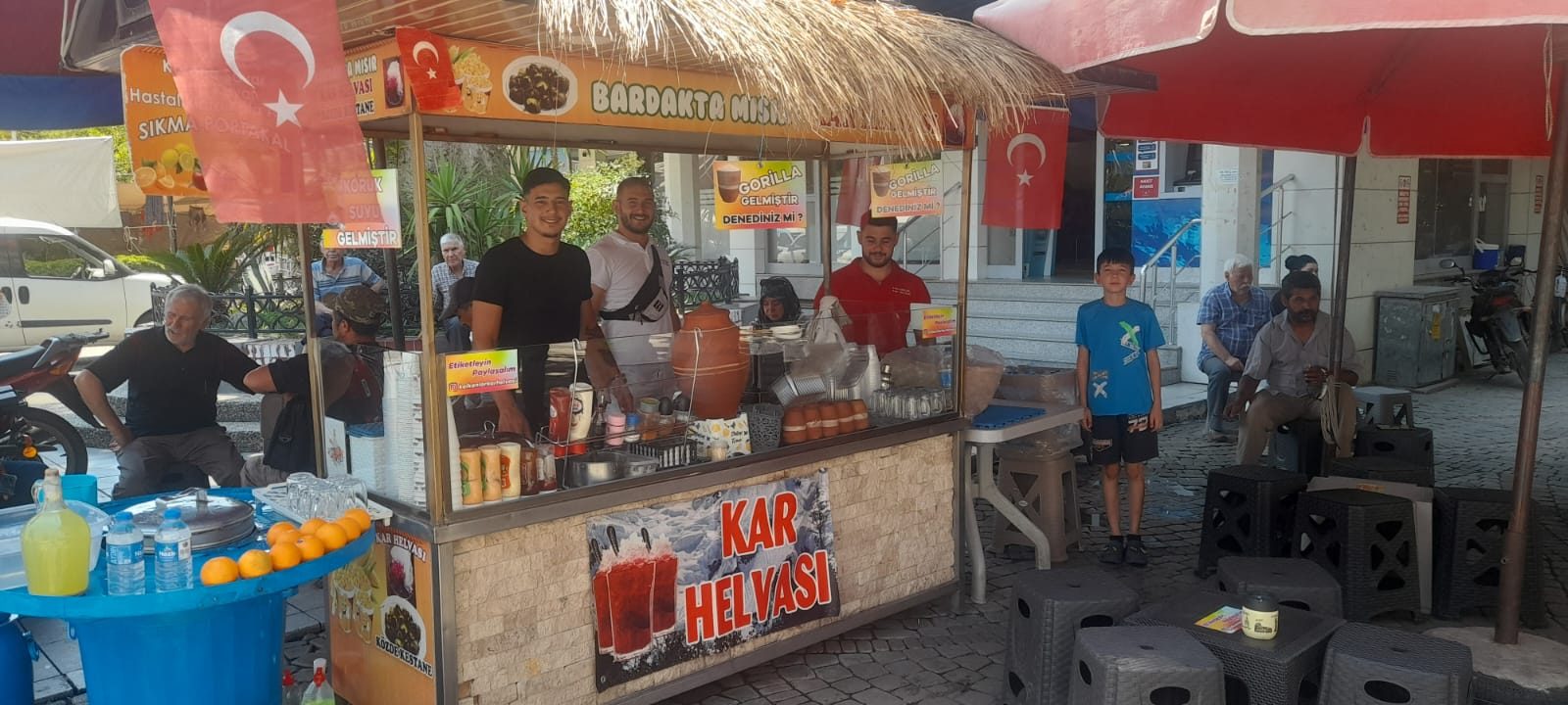 İNCİRLİOVA SEVGİ YOLUNDA KAR HELVASI SERİNLİĞİ
