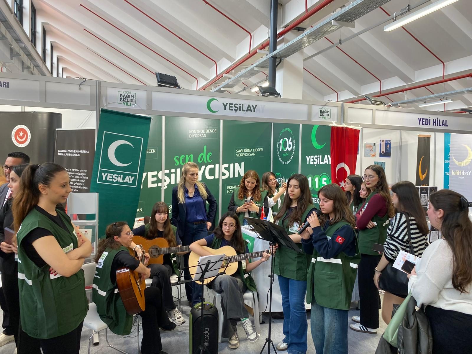 EGEKAF 2026’DA YEŞİLAY STANDINA MÜZİK DOKUNUŞU