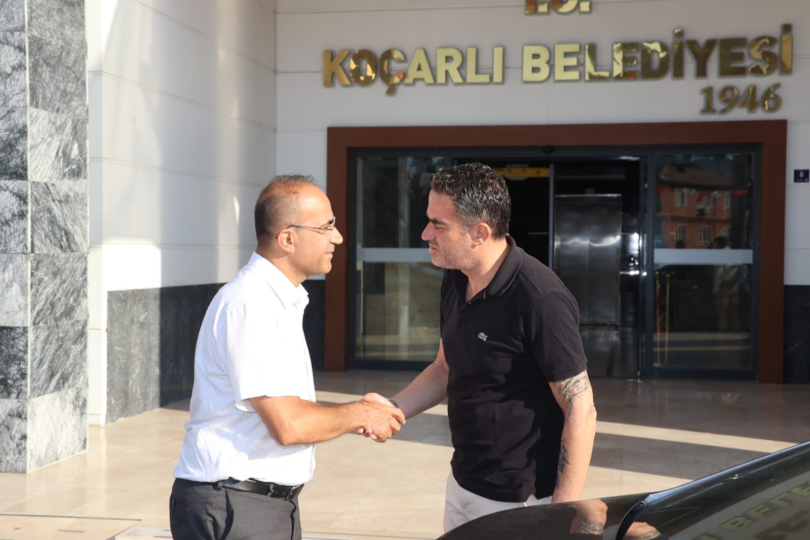 Kaymakam Tepeli'den Başkan Arıcı'ya Veda Ziyareti