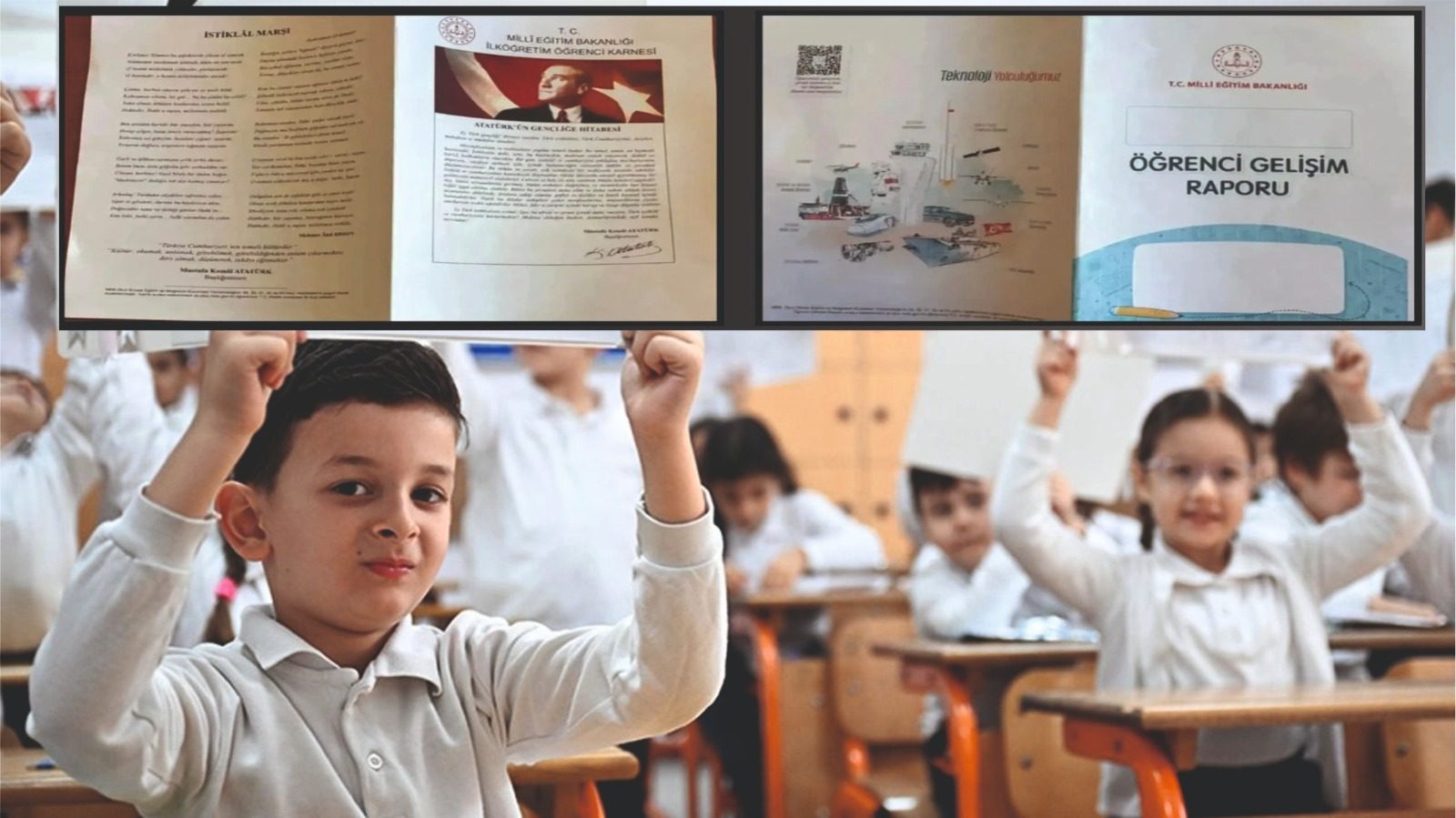 İLKOKUL KARNELERİNDE ATATÜRK GÖRSELİ TARTIŞMASI