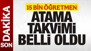 15 Bin Sözleşmeli Öğretmen Atamasında Takvim Belli Oldu