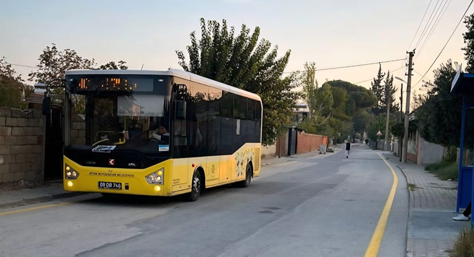 Aydın Büyükşehir Belediyesi Halk Otobüsleri Artık Germencik Neşetiye Mahallesi’nde Hizmette