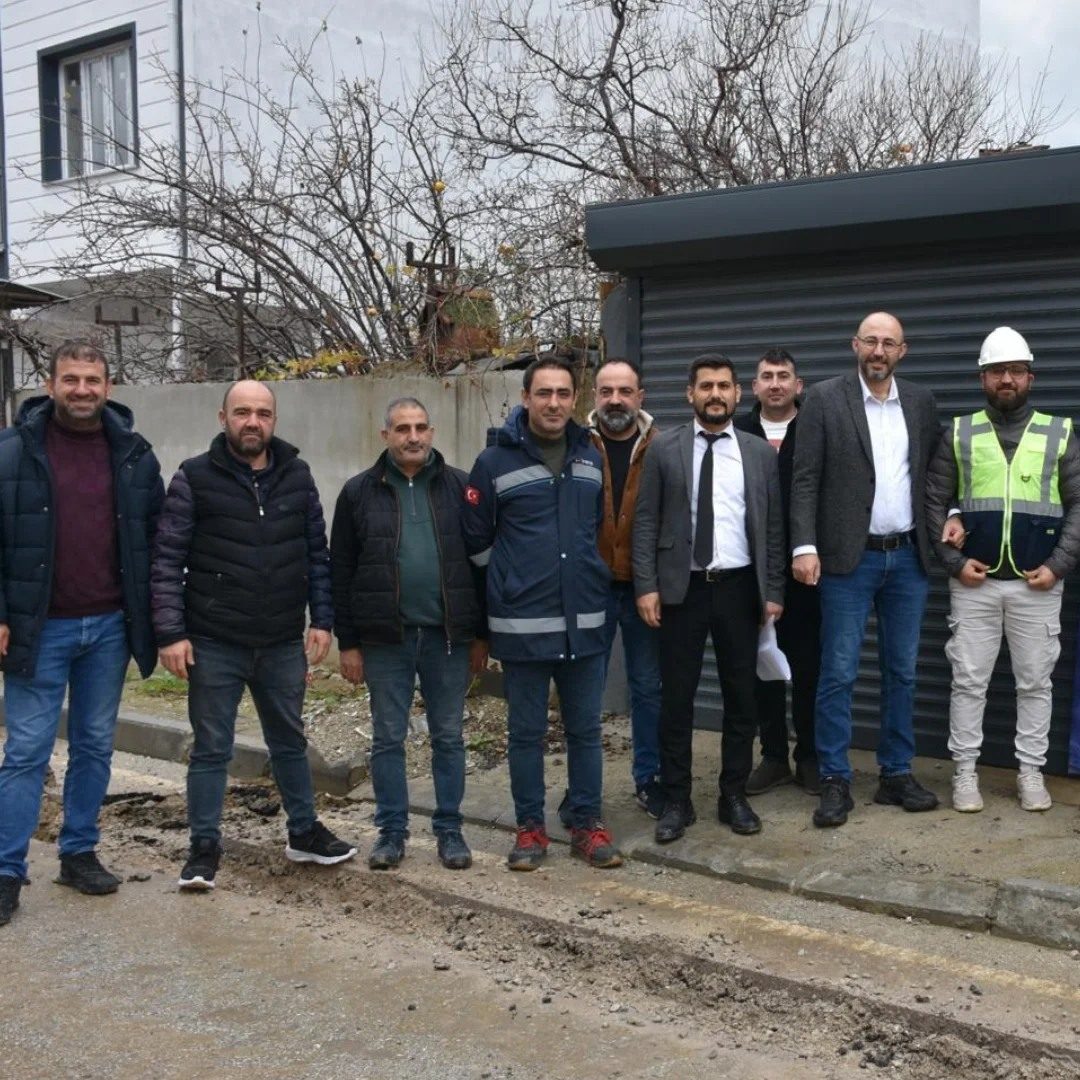 Germencik’te iki  Mahalleye  doğal gaz geliyor: İlk kazma vuruldu!