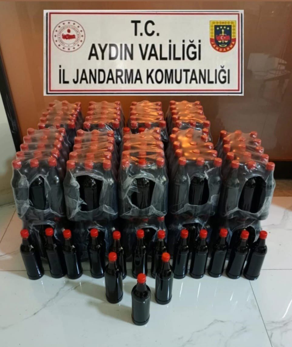 JANDARMA FATURASIZ 550 LİTRE NAR EKŞİSİ ELE GEÇİRDİ
