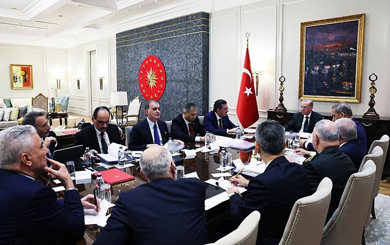 TUSAŞ saldırısı sonrası güvenlik zirvesi! Başkan Erdoğan ayağının tozuyla topladı