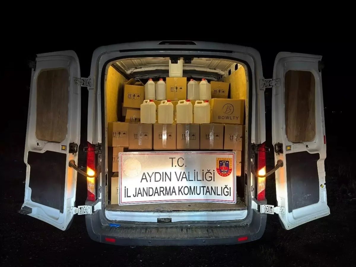 GERMENCİK’TE SAHTE ALKOL ELE GEÇİRİLDİ
