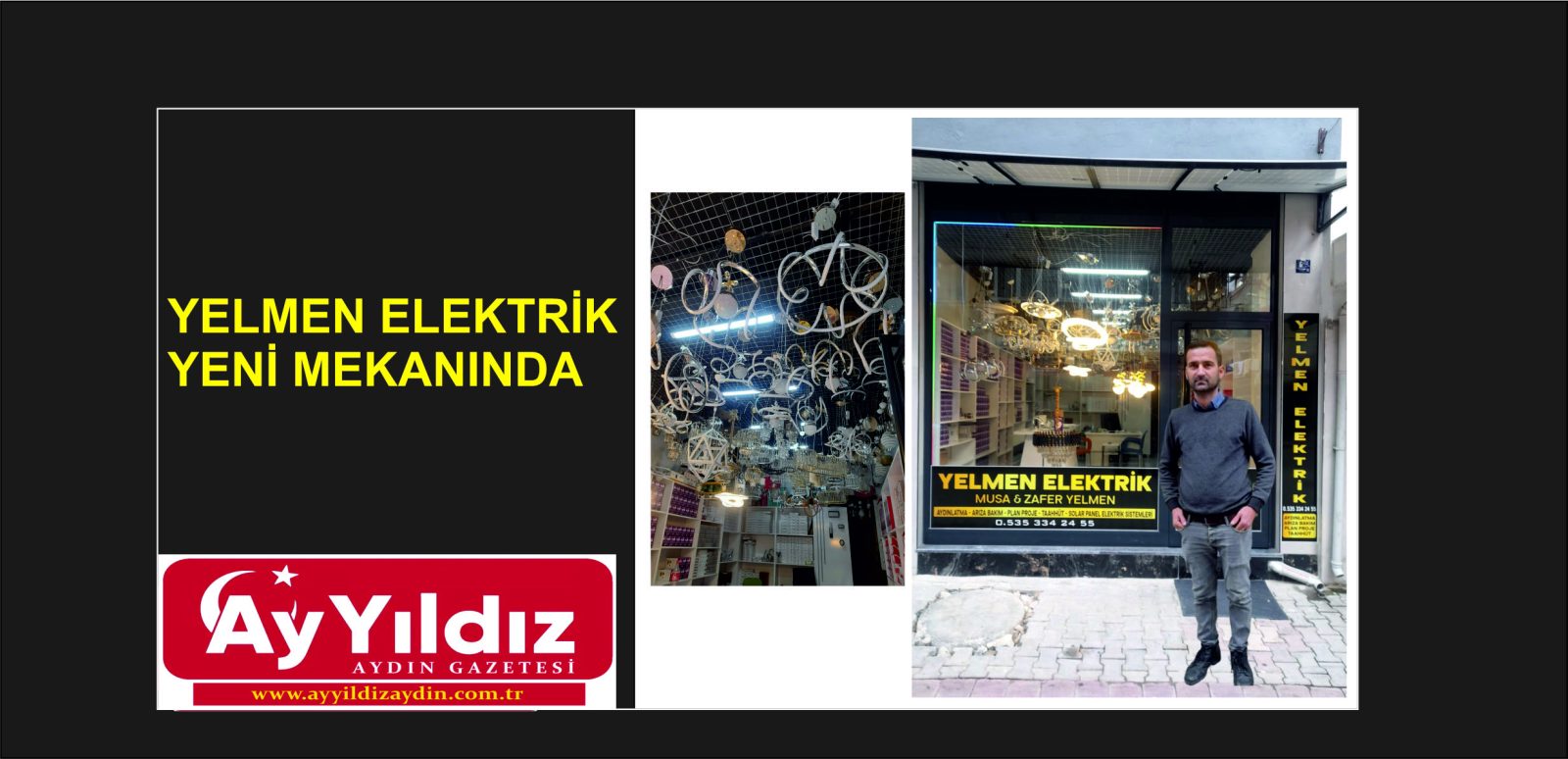 YELMEN ELEKTRİK YENİ MEKANINDA