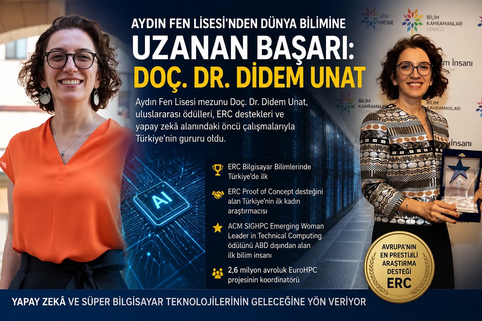 Aydın Fen Lisesi’nden Dünya Bilimine Uzanan Gurur Verici Başarı: Doç. Dr. Didem Unat