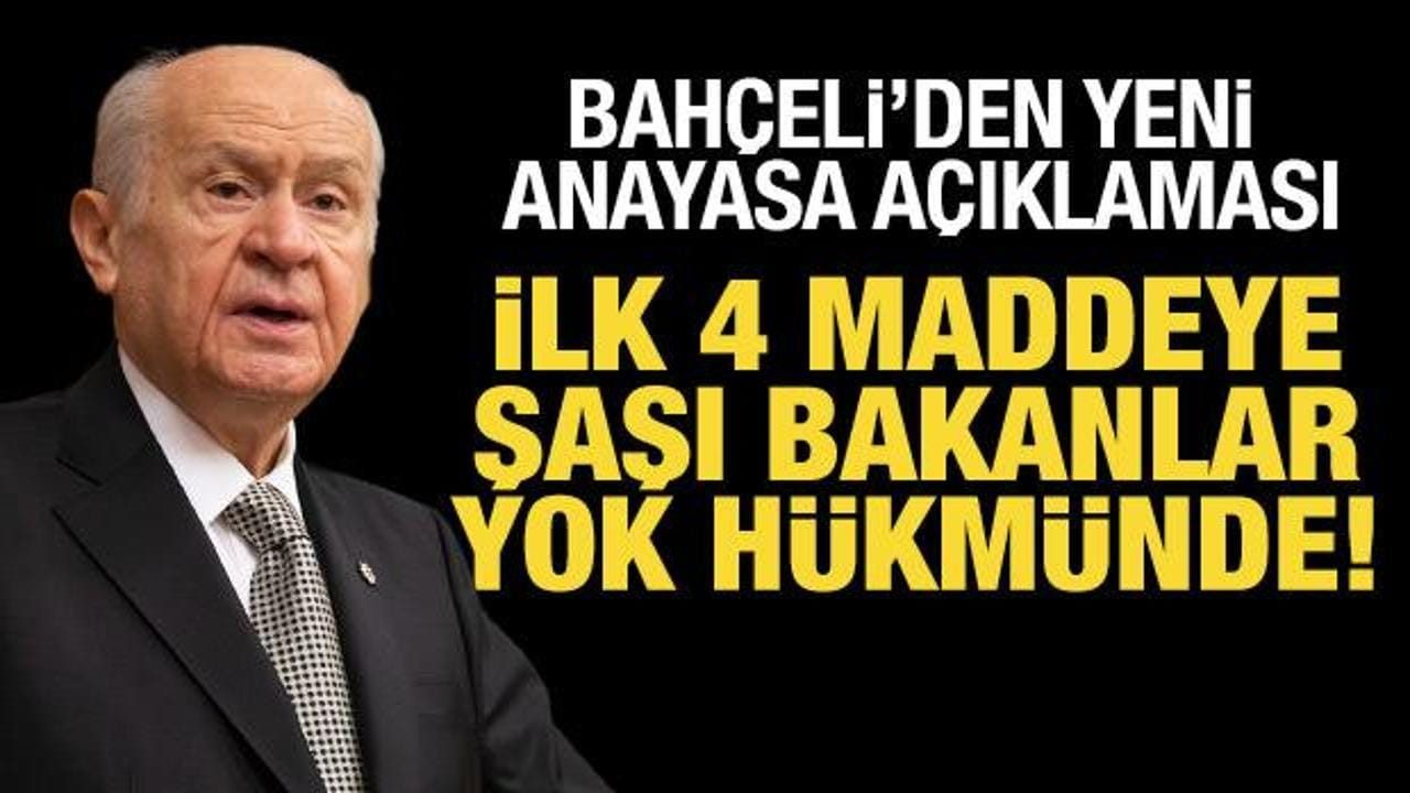 ANAYASANIN İLK 4 MADDESİNE ŞAŞI BAKANLAR BİZİM İÇİN YOK HÜKMÜNDE