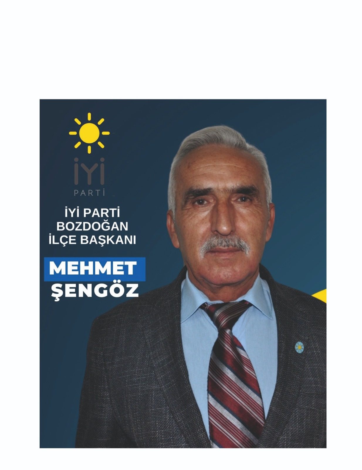 İYİ PARTİ BOZDOĞAN İLÇE BAŞKANI’NDAN 10 KASIM MESAJI