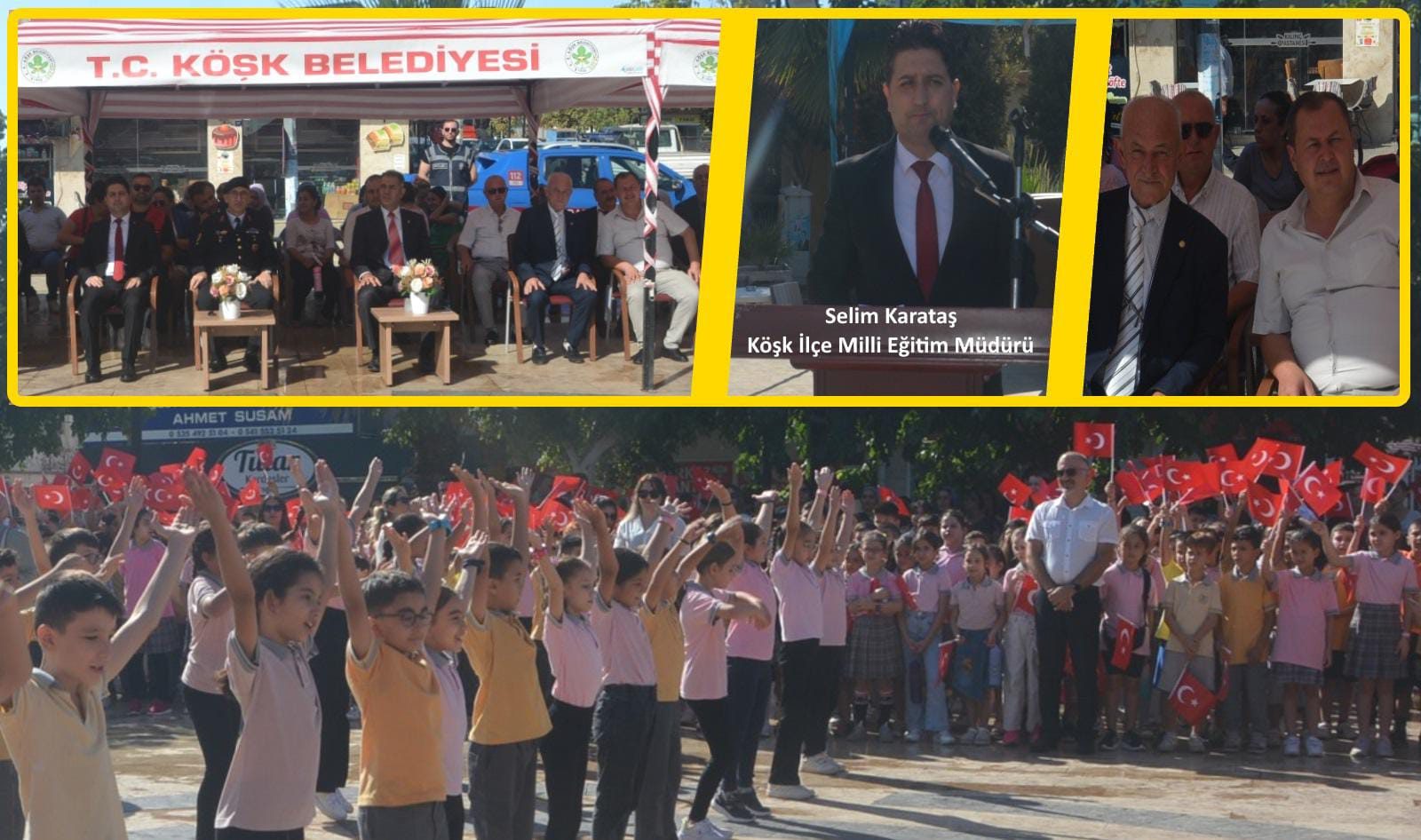 Köşk İlçesinde İlköğretim Haftası Büyük Bir Coşkuyla Kutlandı