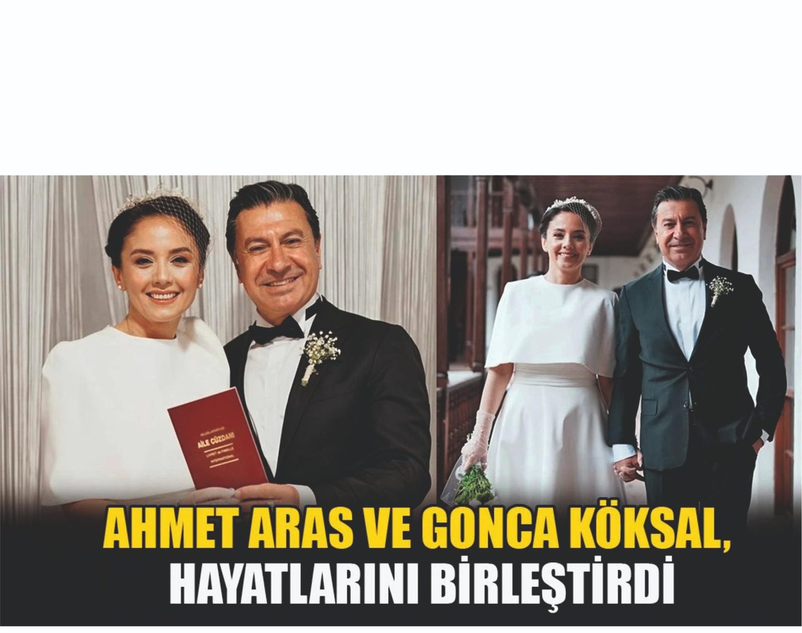 Ahmet Aras Ve Gonca Köksal, Hayatlarını Birleştirdi