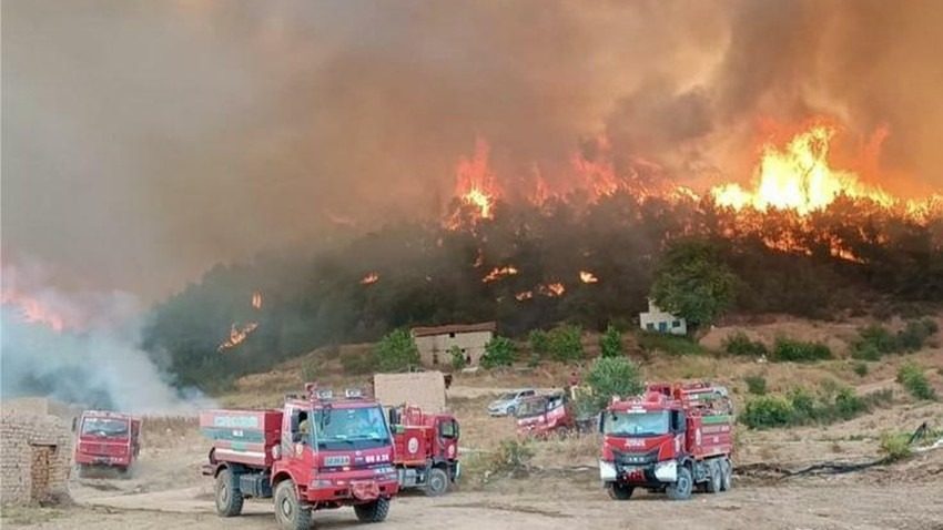 Eskişehir'deki yangında alevlerin arasında kalan 11 orman işçisi hayatını kaybetti